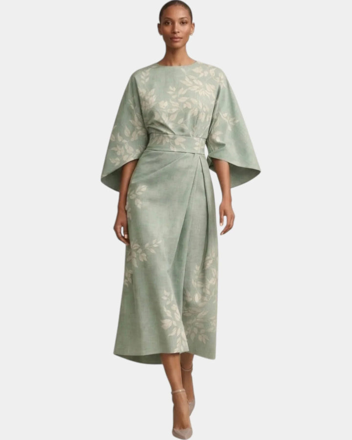 Vera | Blomstret midikjole