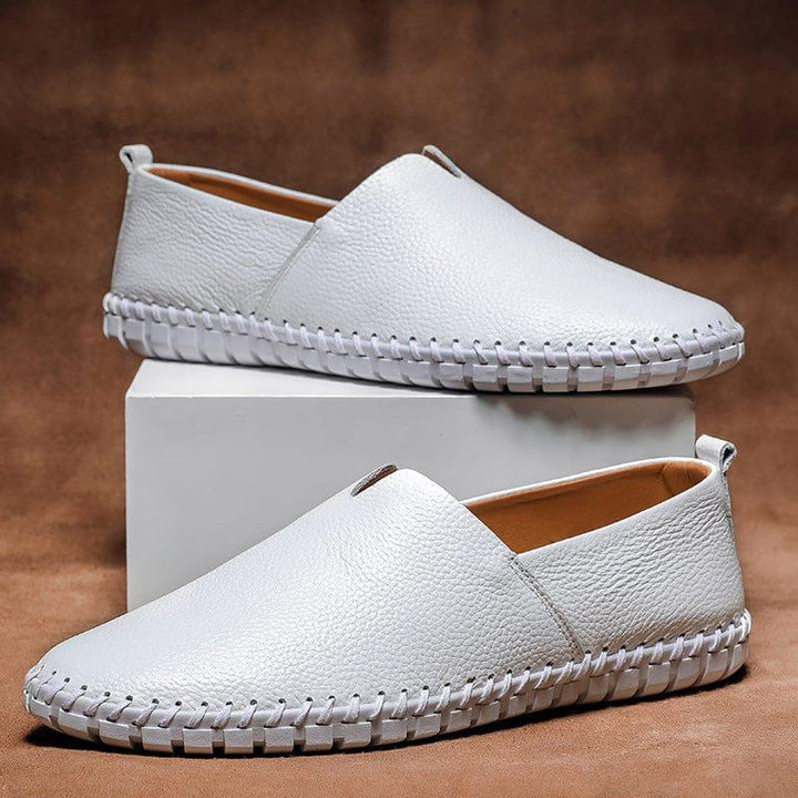 Monaco | Elegante espadriller i læder