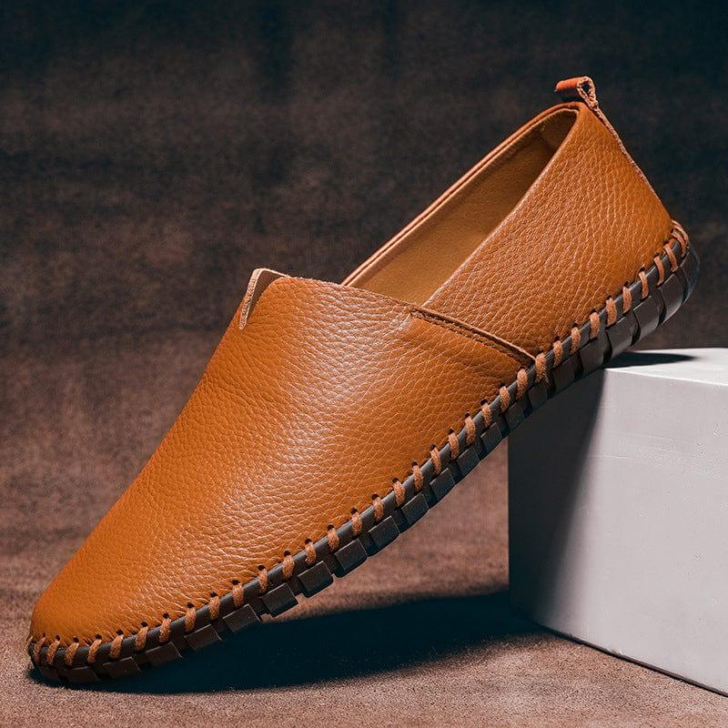 Monaco | Elegante espadriller i læder