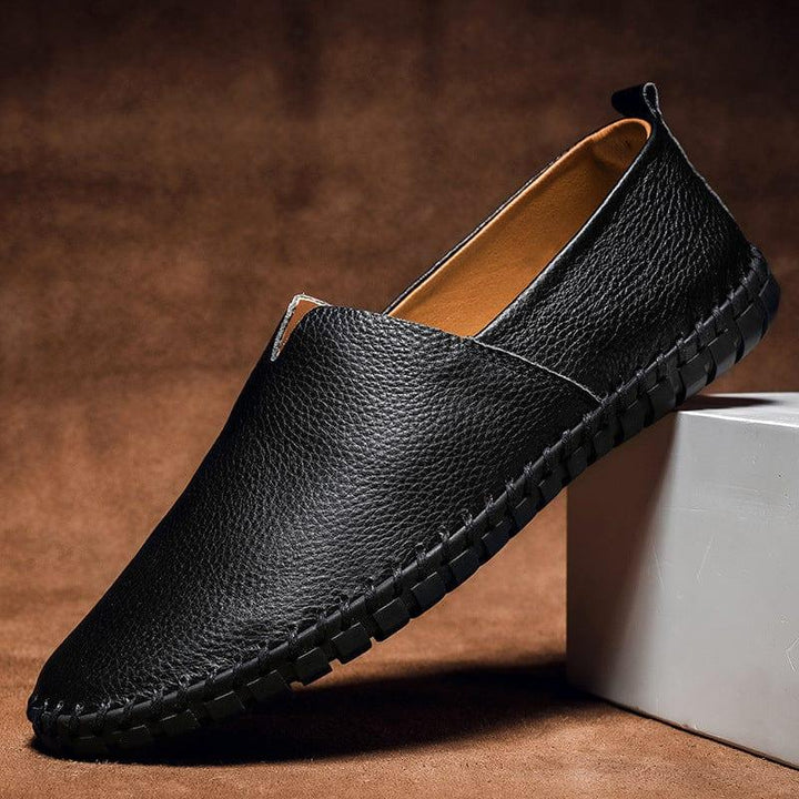 Monaco | Elegante espadriller i læder