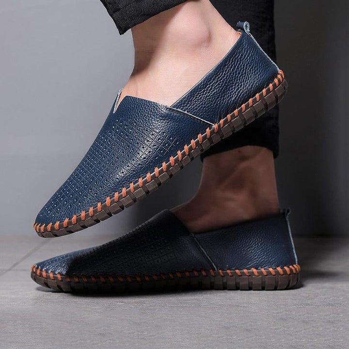Monaco | Elegante espadriller i læder