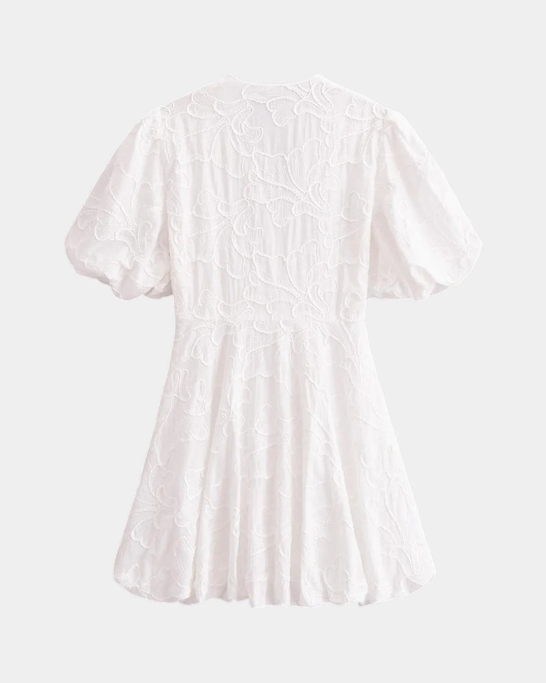 Anastasie | Broderet minikjole med flæseærmer
