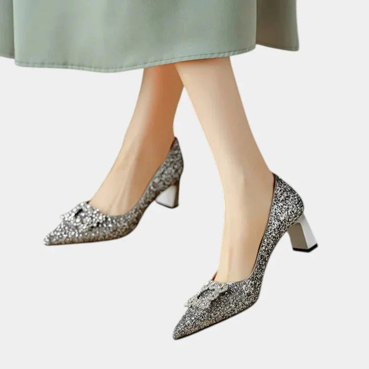 Gloria | Pumps med pailletter