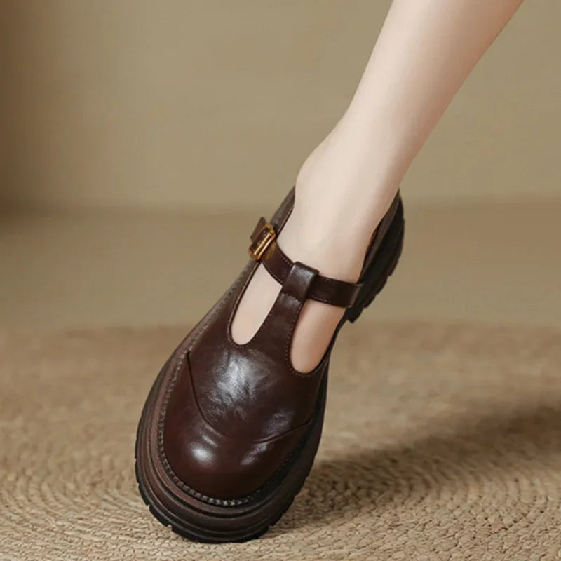 Fleur | T-strop-sko med vintagecharme