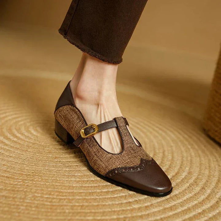 Chloé | Vintage-lædersko med spænde