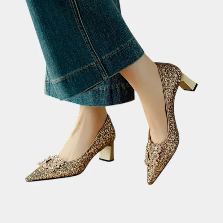 Gloria | Pumps med pailletter