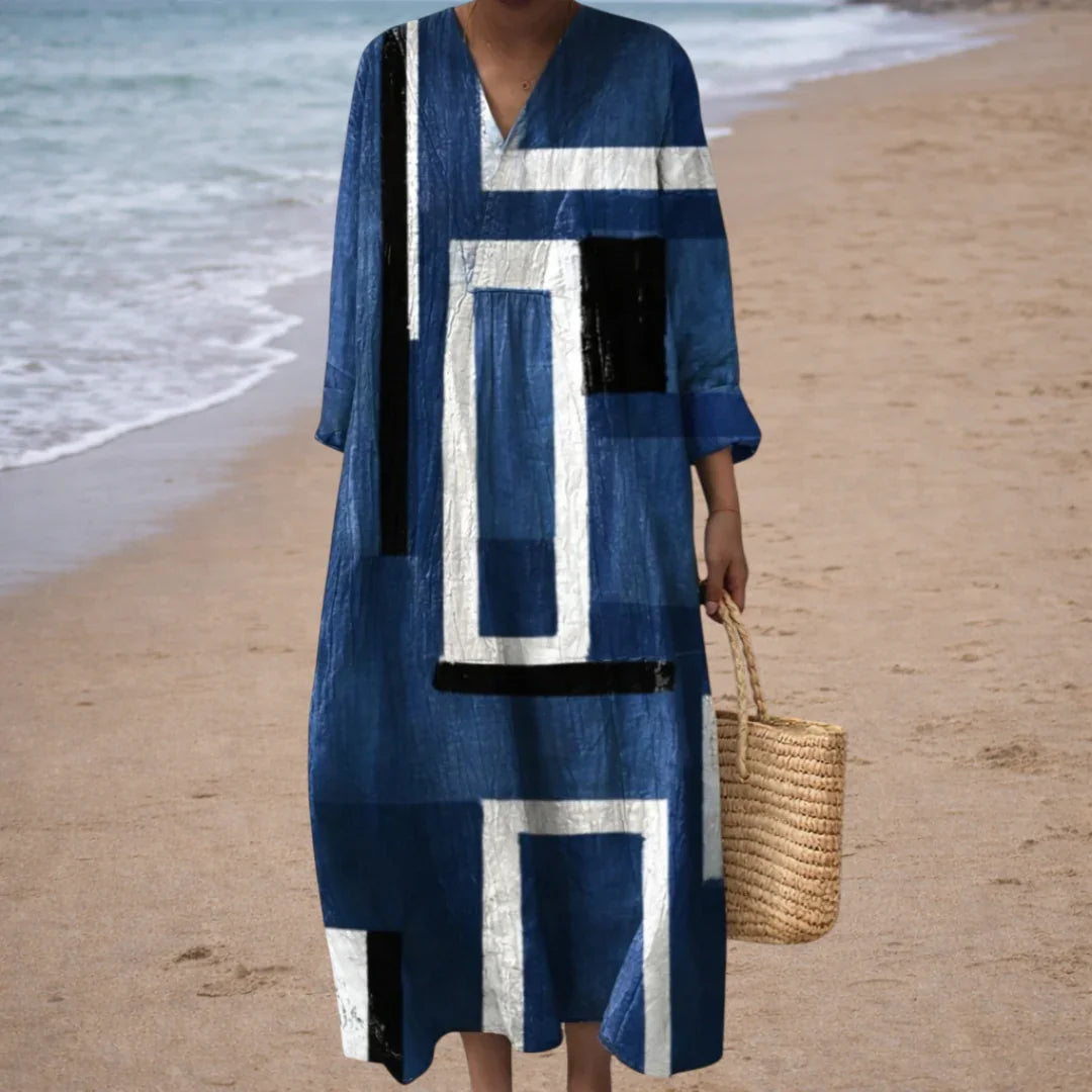 Fabienne | Elegant geometrisk kjole