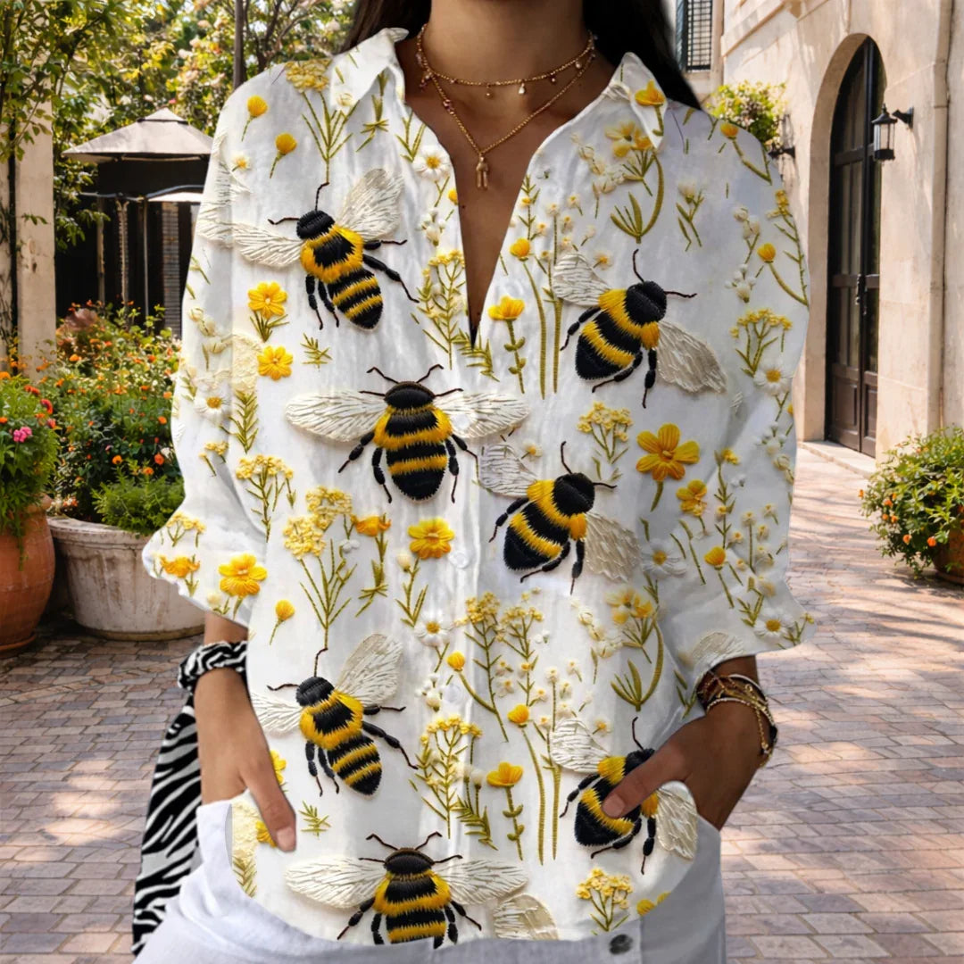 Valentine | Bluse Gylden bi