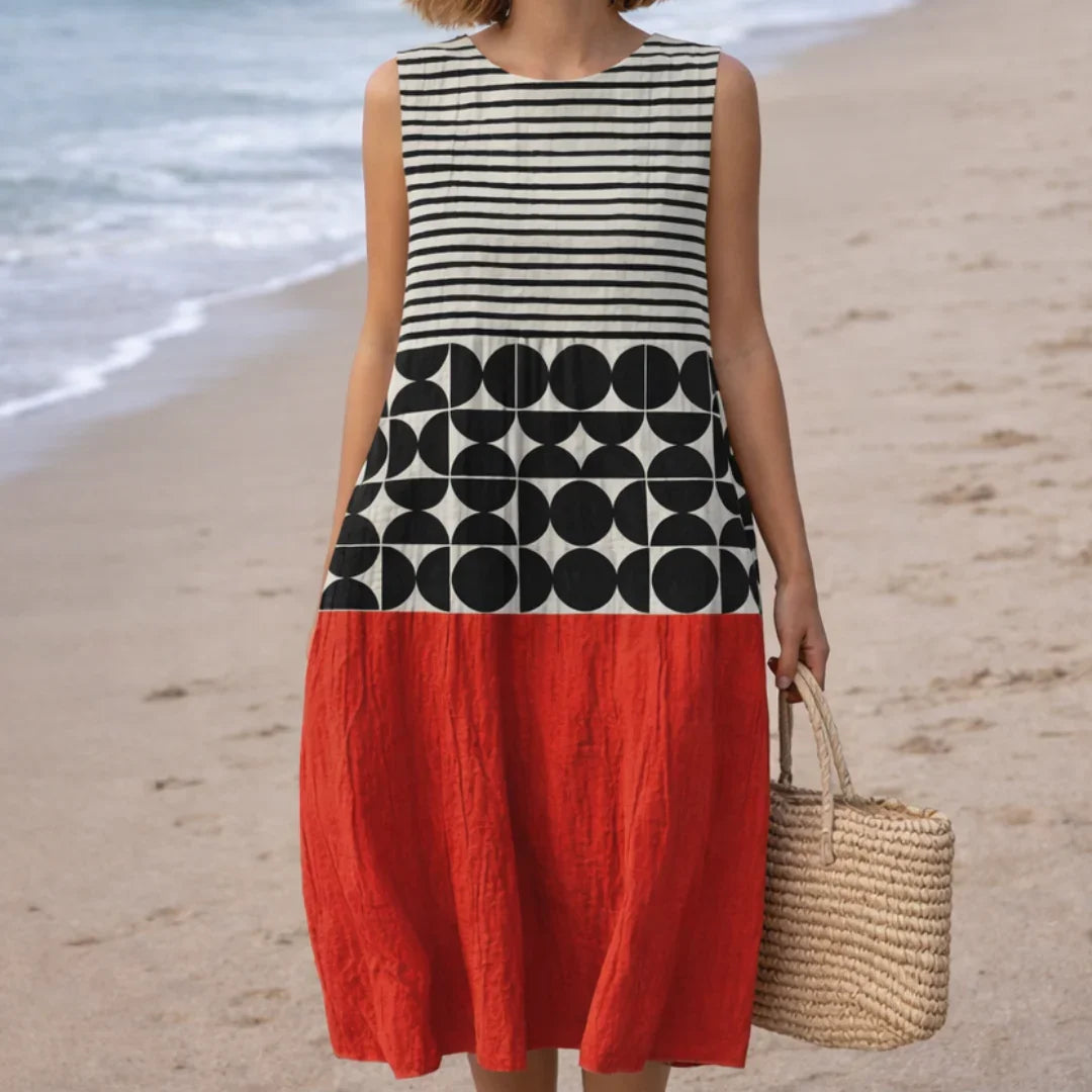 Jane | Colorblock-kjole