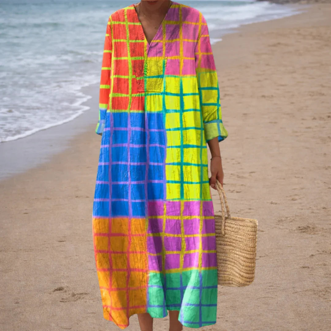 Chantal | Elegant geometrisk kjole