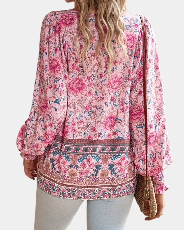 Jany | Blomstret bluse