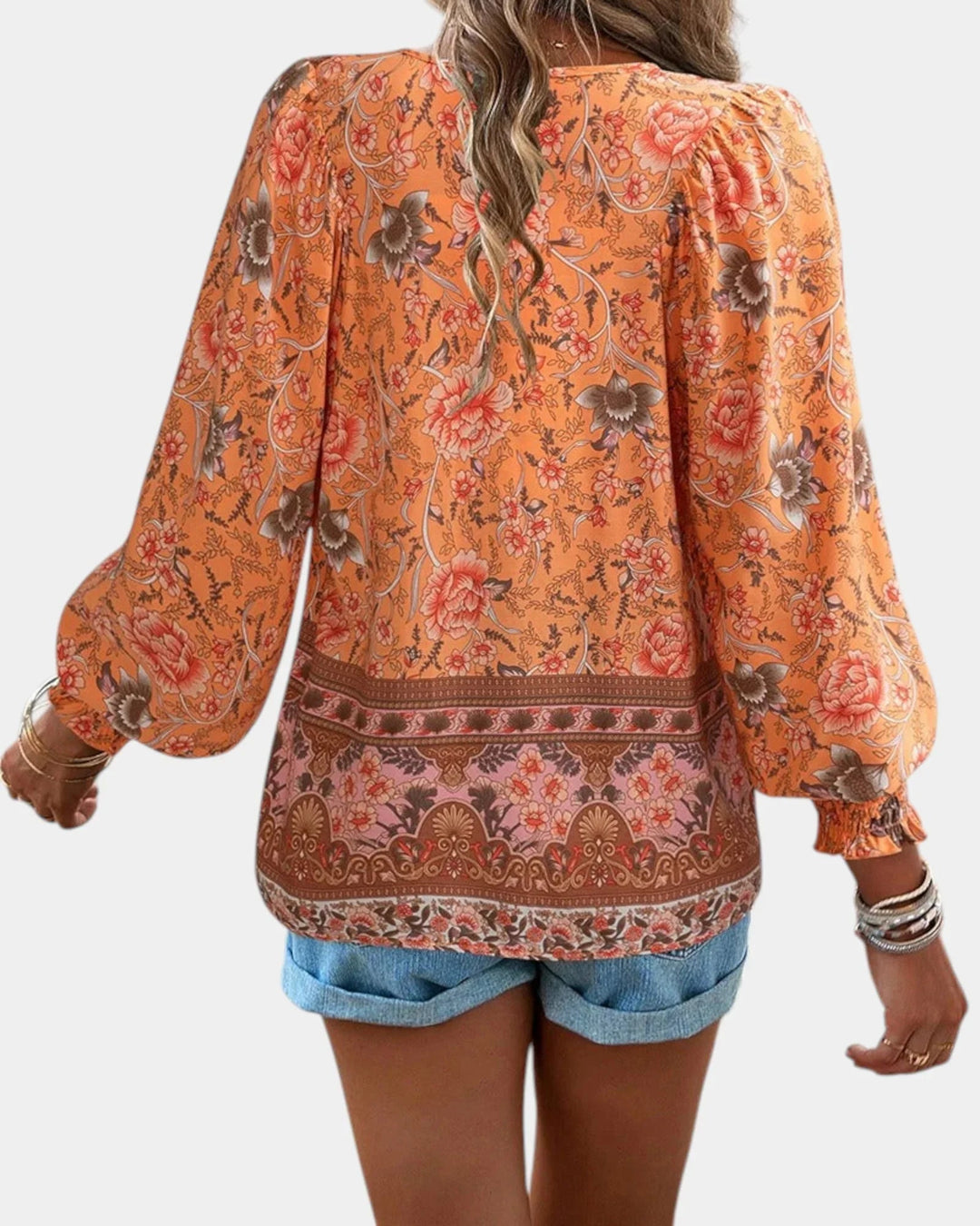 Jany | Blomstret bluse