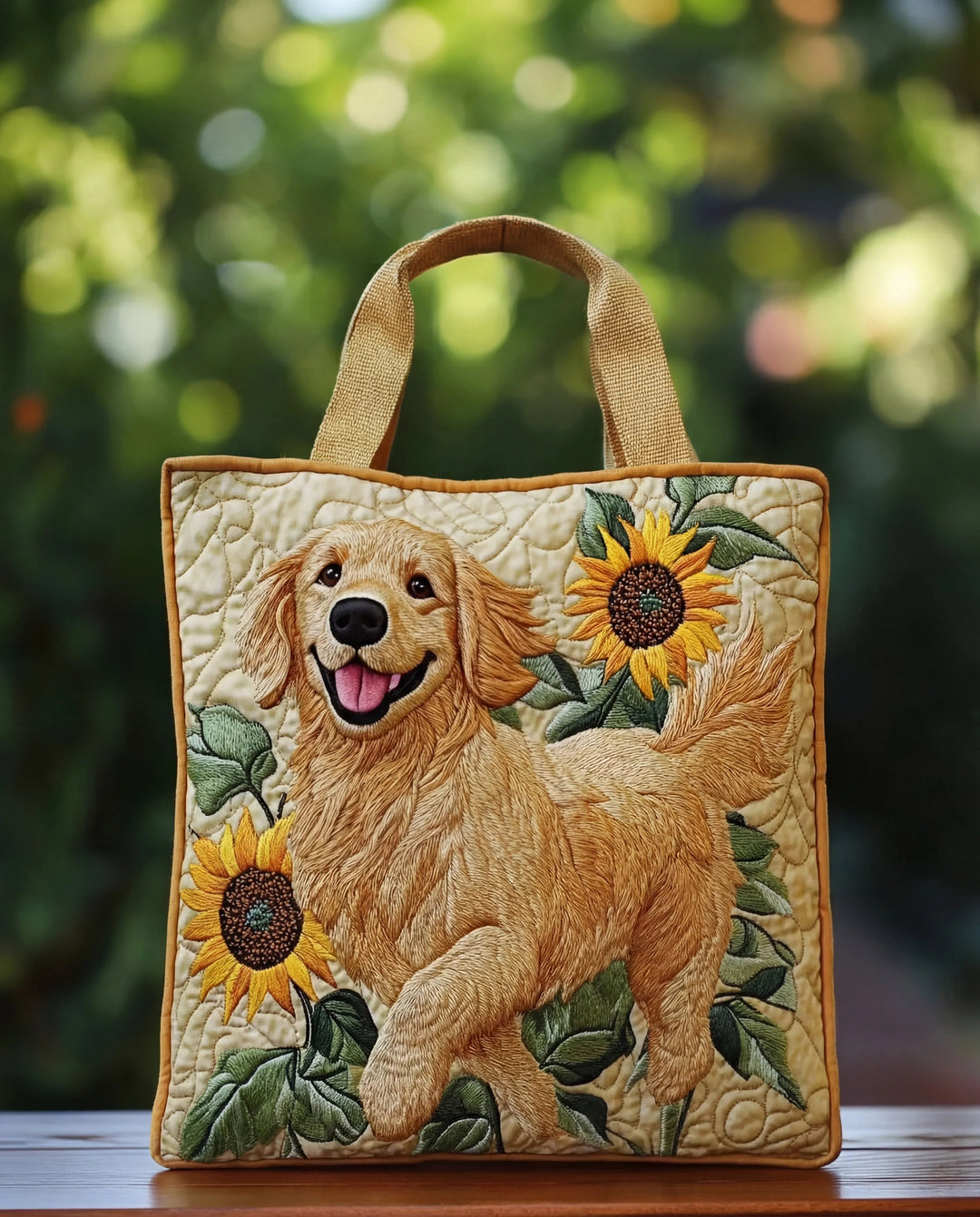 Håndlavet taske "Golden retriever"
