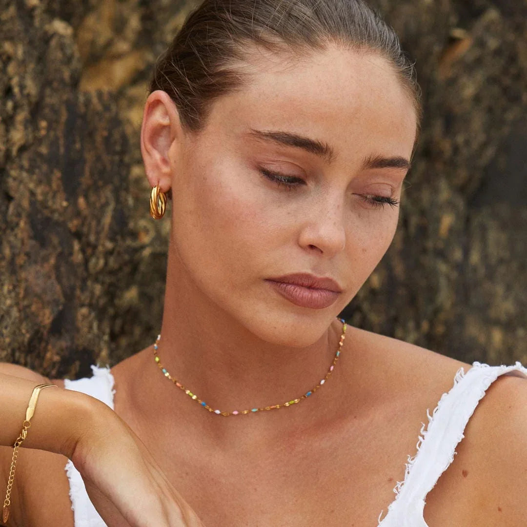 Noémie | Fin choker Colorburst