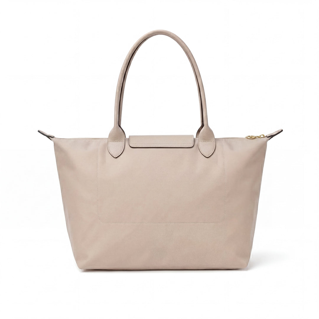 Stor premium-taske, beige
