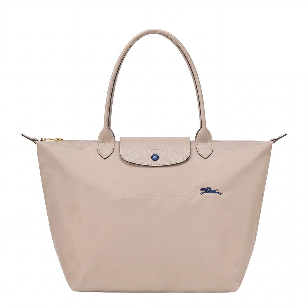 Stor premium-taske, beige