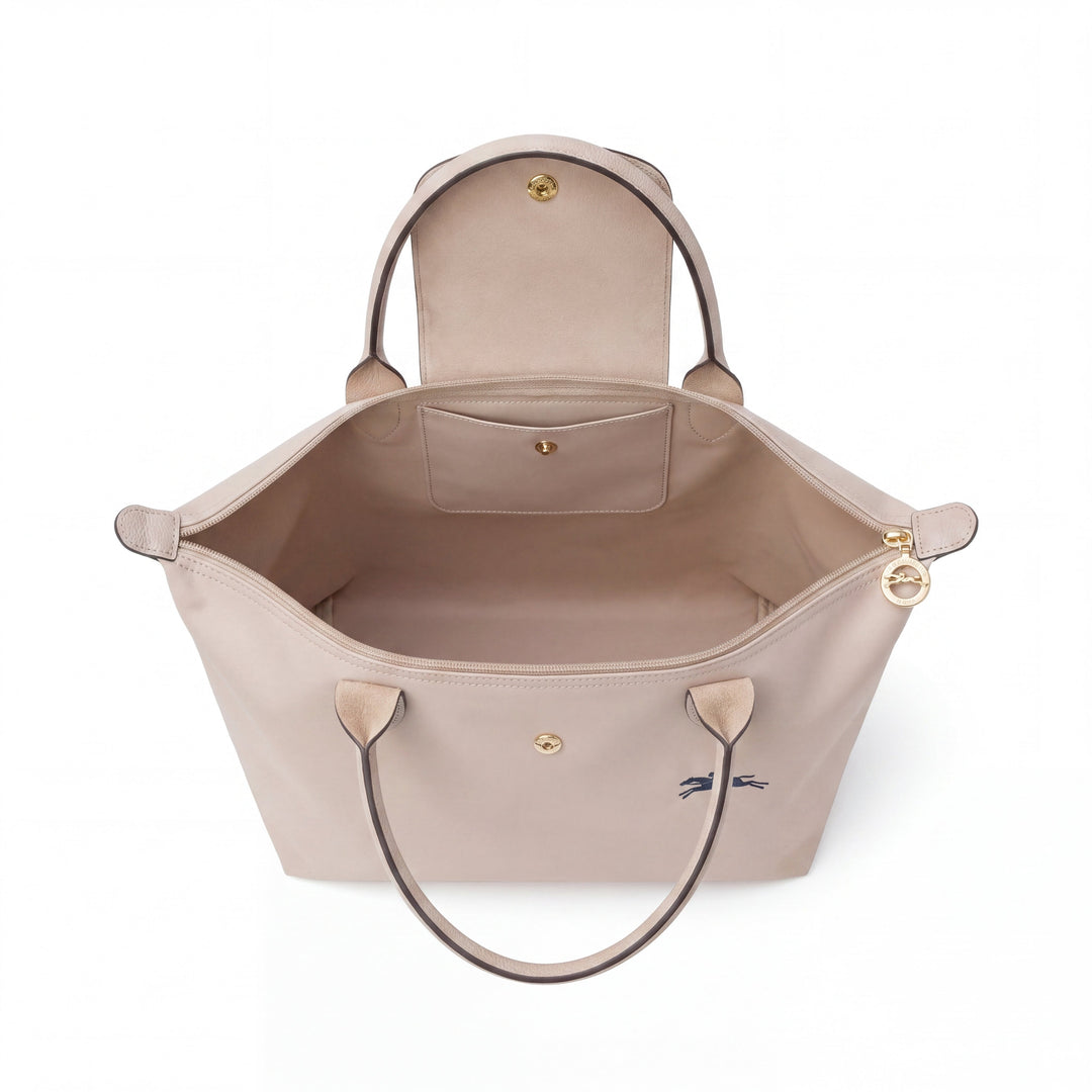 Stor premium-taske, beige