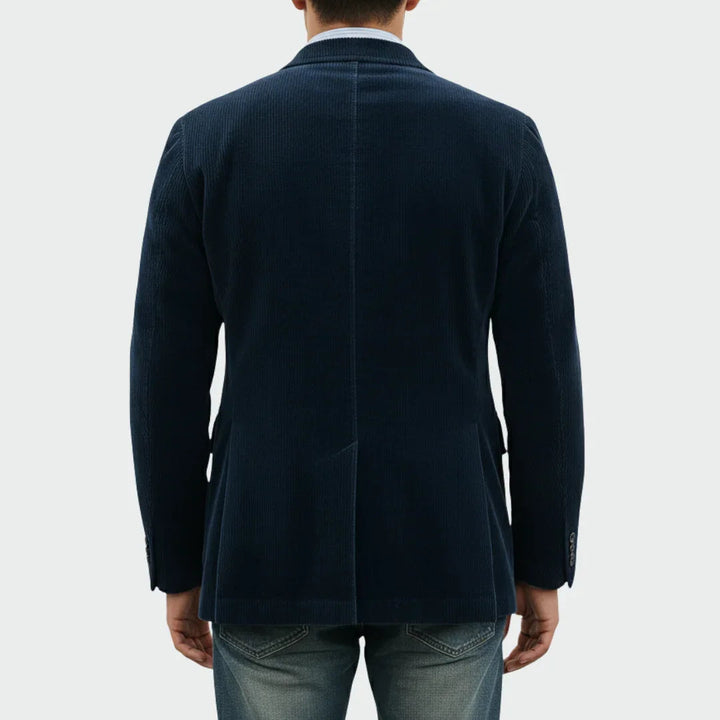Todelt sæt: blazer og vest i fløjl