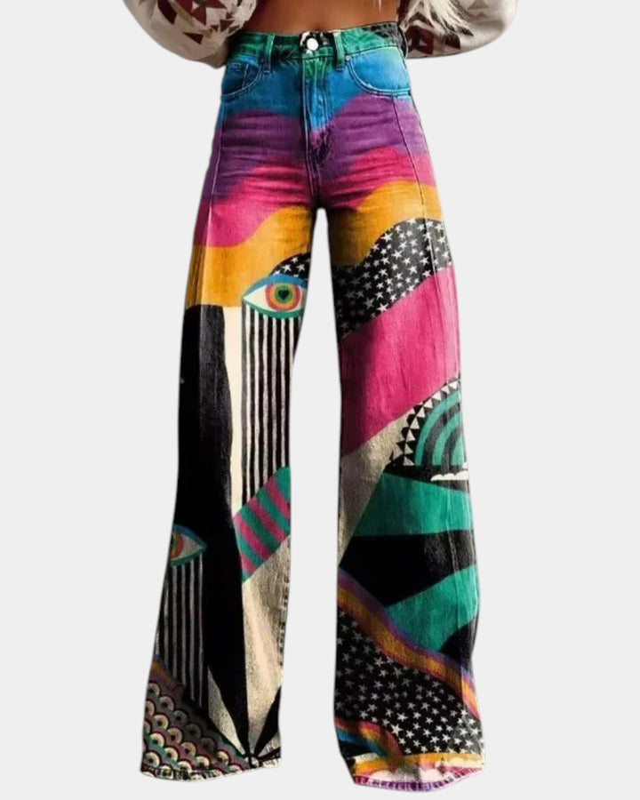 Talia | Boho-chikke bukser med udsvaj